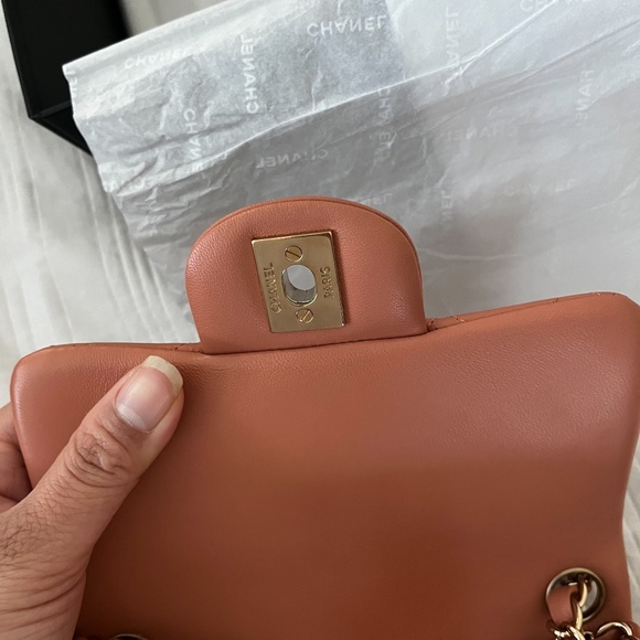 Chanel Mini Square Caramel ***SOLD*** - Picture 4 of 8
